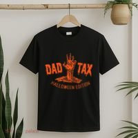 Vintage Dad Tax Halloweenedition Spooky Dad Papa T-Shirt thumb 2