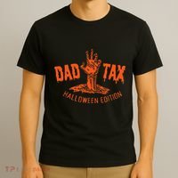 Vintage Dad Tax Halloweenedition Spooky Dad Papa T-Shirt thumb 3