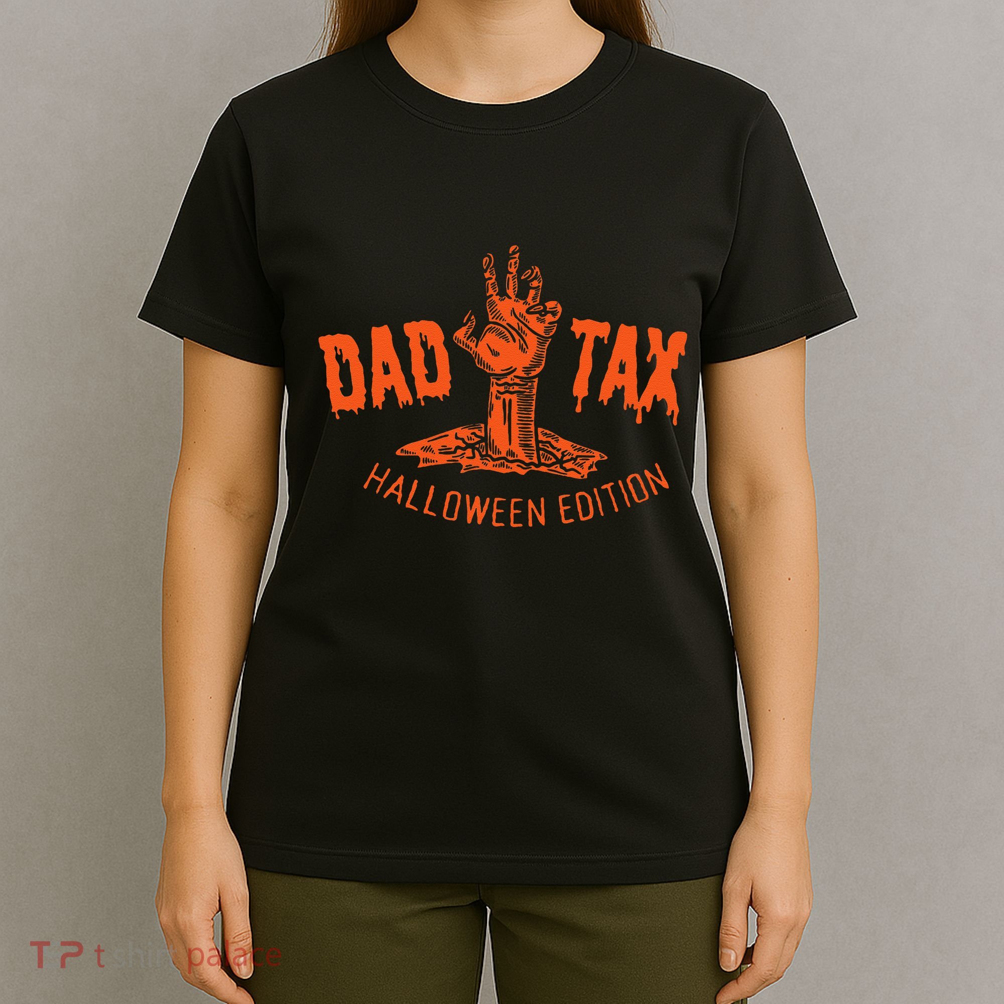 Vintage Dad Tax Halloweenedition Spooky Dad Papa T-Shirt