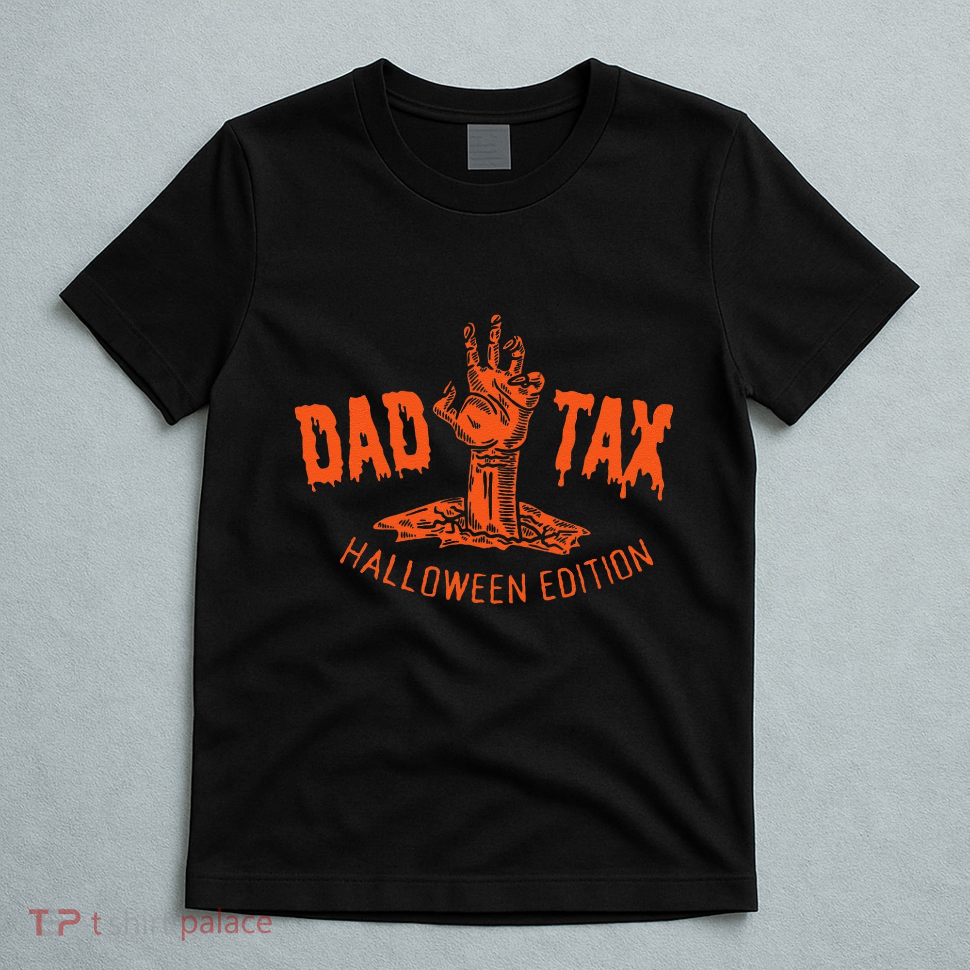 Vintage Dad Tax Halloweenedition Spooky Dad Papa T-Shirt