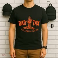 Vintage Dad Tax Halloweenedition Spooky Dad Papa T-Shirt thumb 6