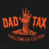 Vintage Dad Tax Halloweenedition Spooky Dad Papa T-Shirt thumb 7