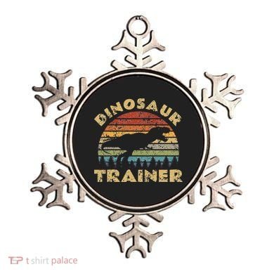 Vintage Dinosaur Trainer Halloween Costume Retro Sunset Dino Ornament