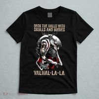 ValhallaLa Deck The Halls With Skulls And Bodies Vintage T-Shirt thumb 5