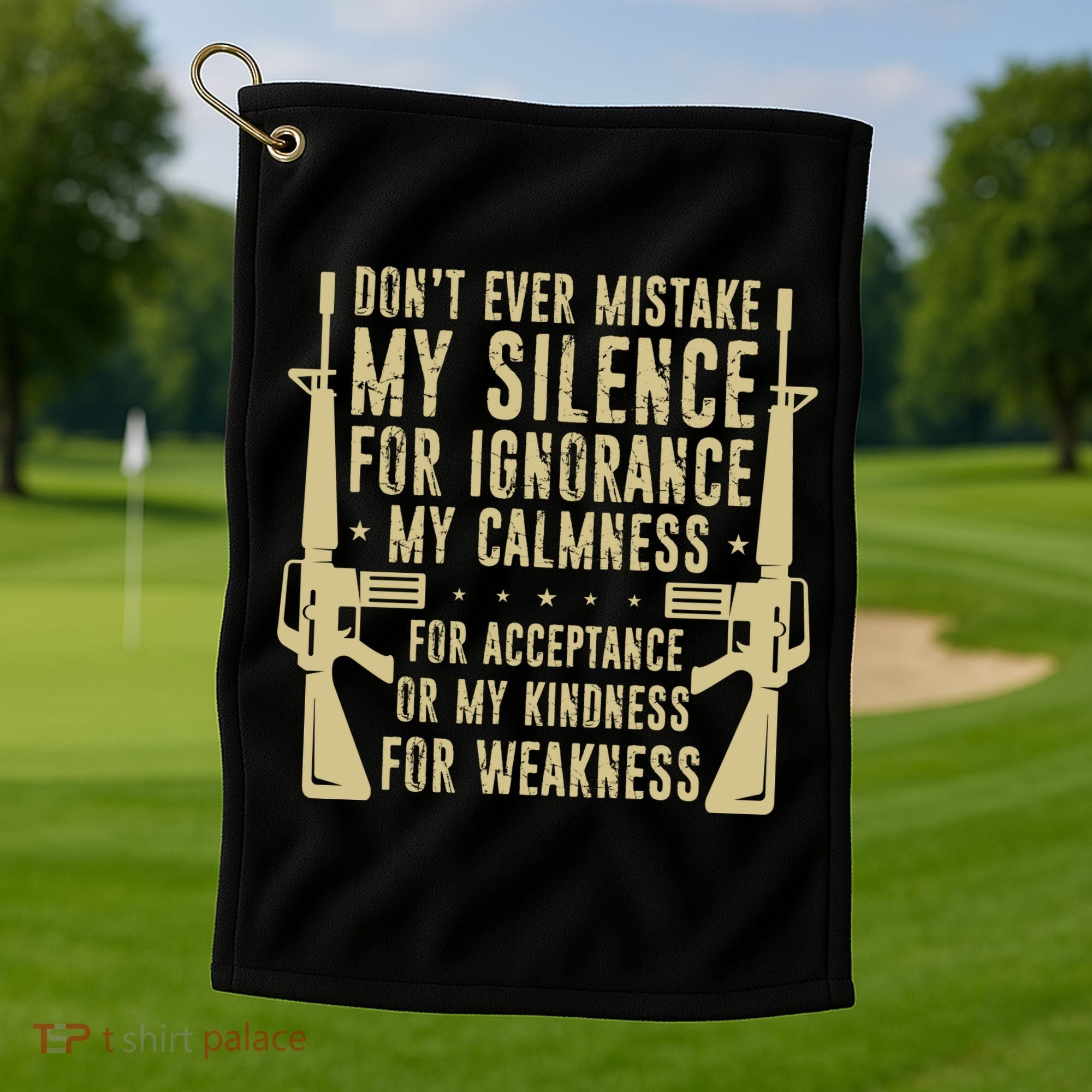 Veterans Day T Golf Towel
