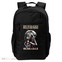 Valhalla-La Deck the halls with skulls and bodies Christmas Backpack thumb 0