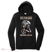 Valhalla-La Deck the halls with skulls and bodies Christmas Women's Hoodie thumb 0