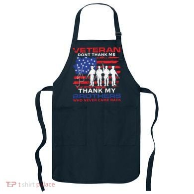 Veteran Don't Thank Me Apron