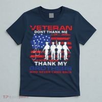 Veteran Don't Thank Me T-Shirt thumb 5
