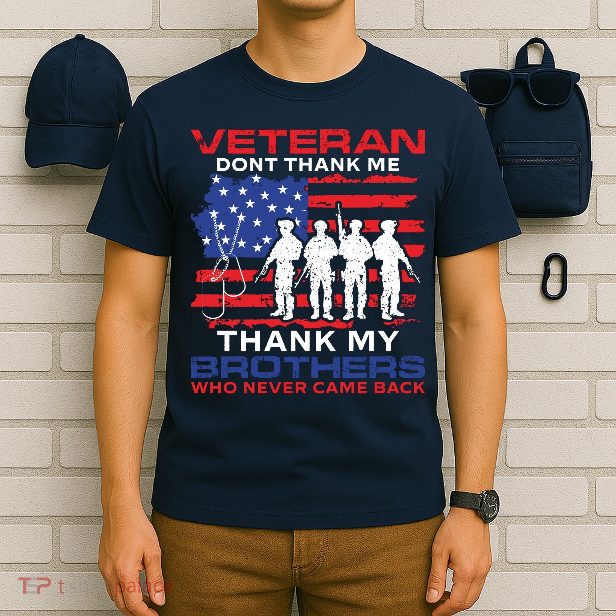 Veteran Don't Thank Me T-Shirt
