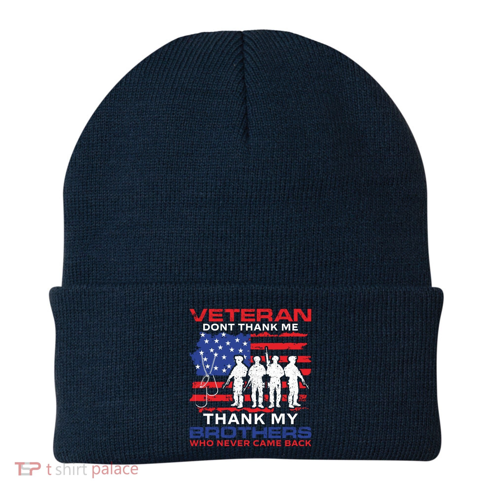 Veteran Don't Thank Me Beanie