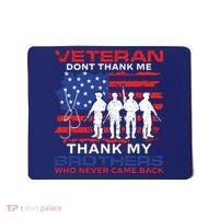 Veteran Don't Thank Me Mousepad thumb 0