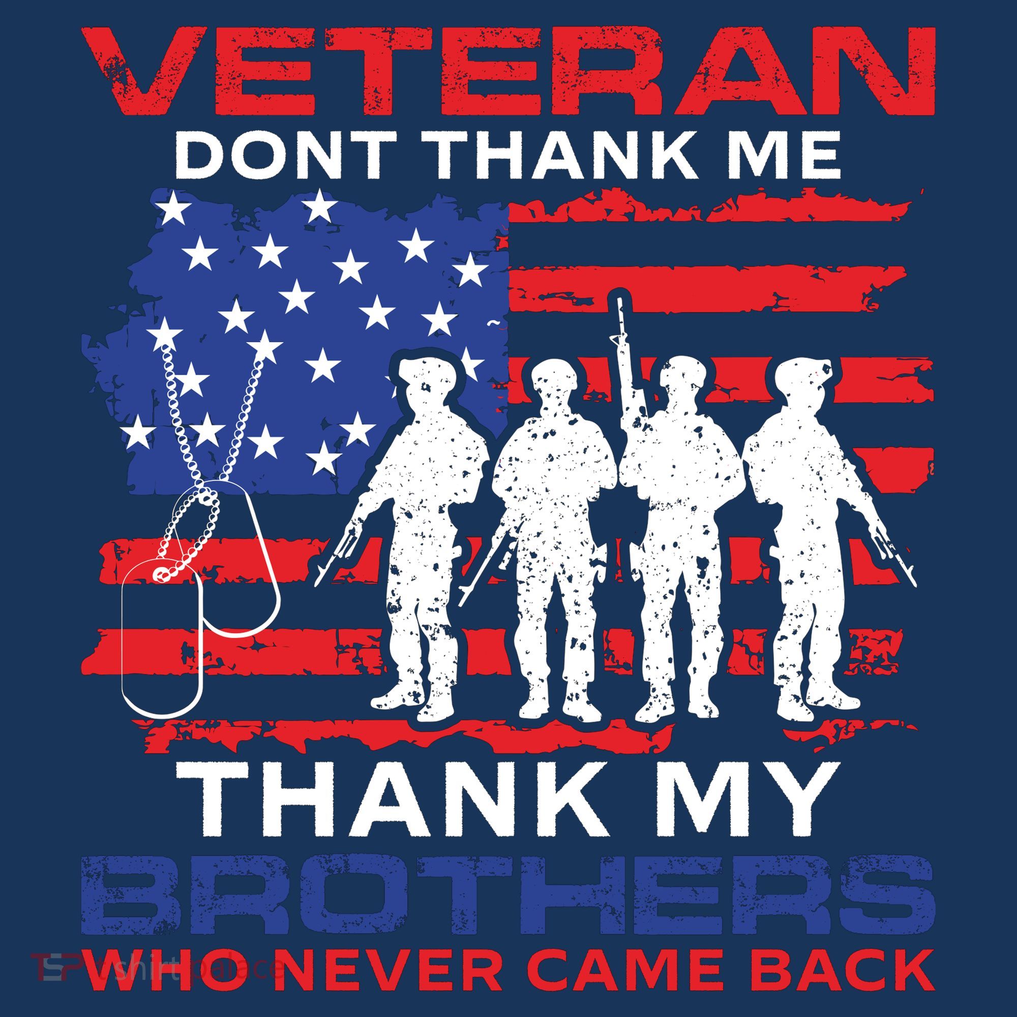 Veteran Don't Thank Me Women's Tank Top