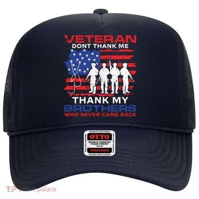 Veteran Don't Thank Me Hat
