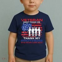 Veteran Don't Thank Me Toddler T-Shirt thumb 2