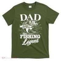 Vintage Dad The Man The Myth The Fishing Legend T-Shirt thumb 0