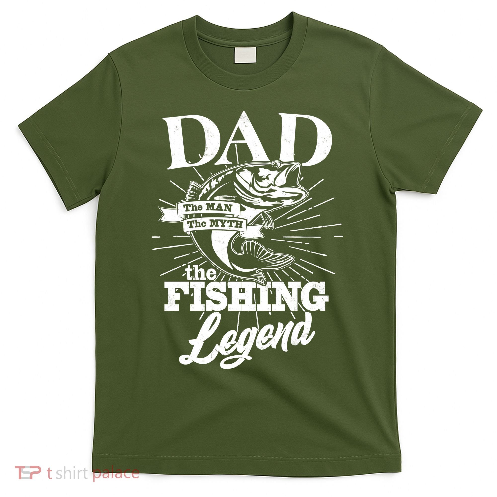 Vintage Dad The Man The Myth The Fishing Legend T-Shirt