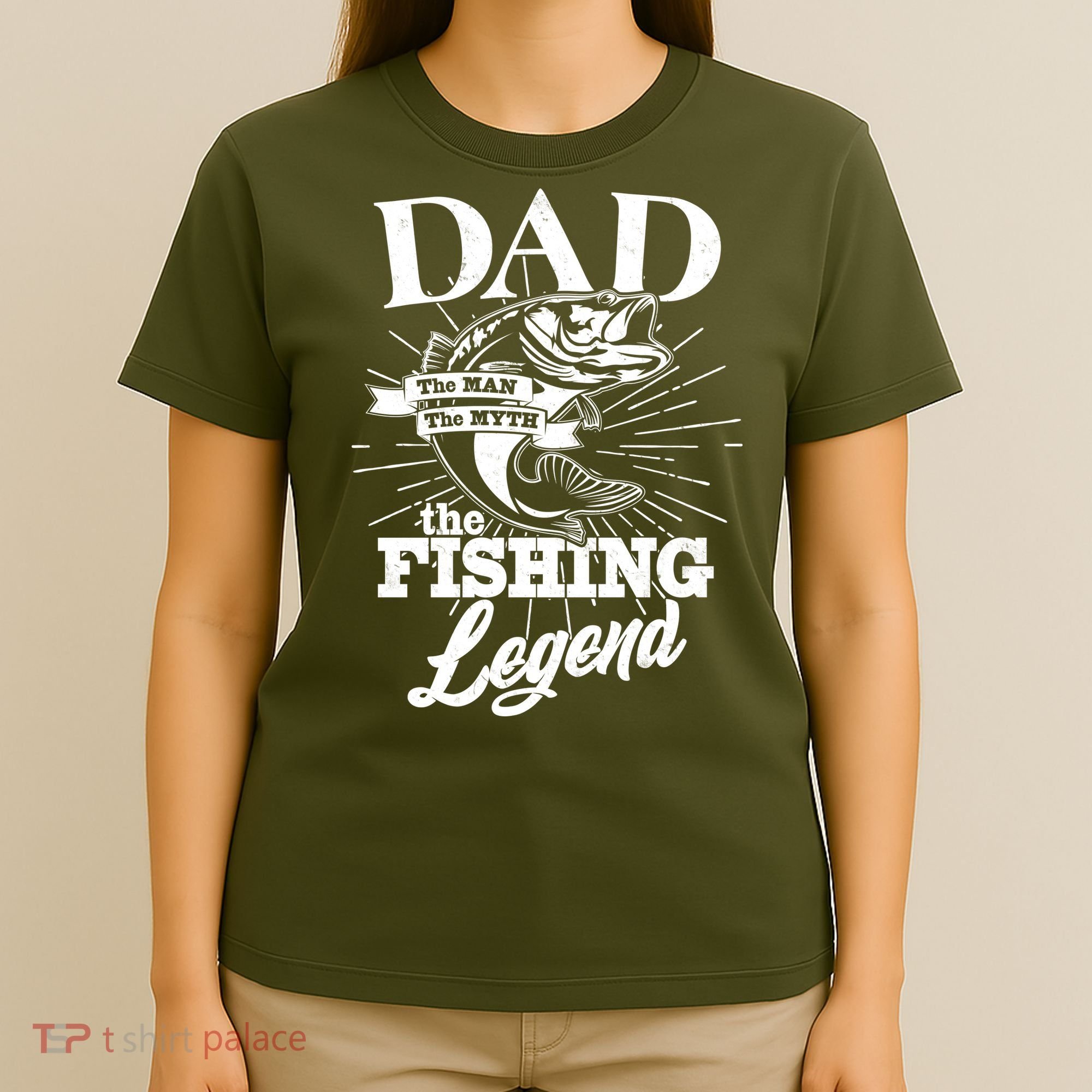 Vintage Dad The Man The Myth The Fishing Legend T-Shirt