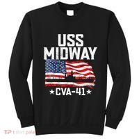 Veterans Day Uss Midway Cva41 Aircraft Carrier Sweatshirt thumb 0