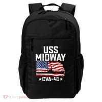 Veterans Day Uss Midway Cva41 Aircraft Carrier Backpack thumb 0