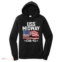 Veterans Day Uss Midway Cva41 Aircraft Carrier Women's Hoodie thumb 0