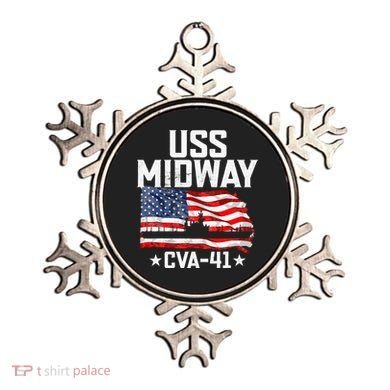Veterans Day Uss Midway Cva41 Aircraft Carrier Ornament