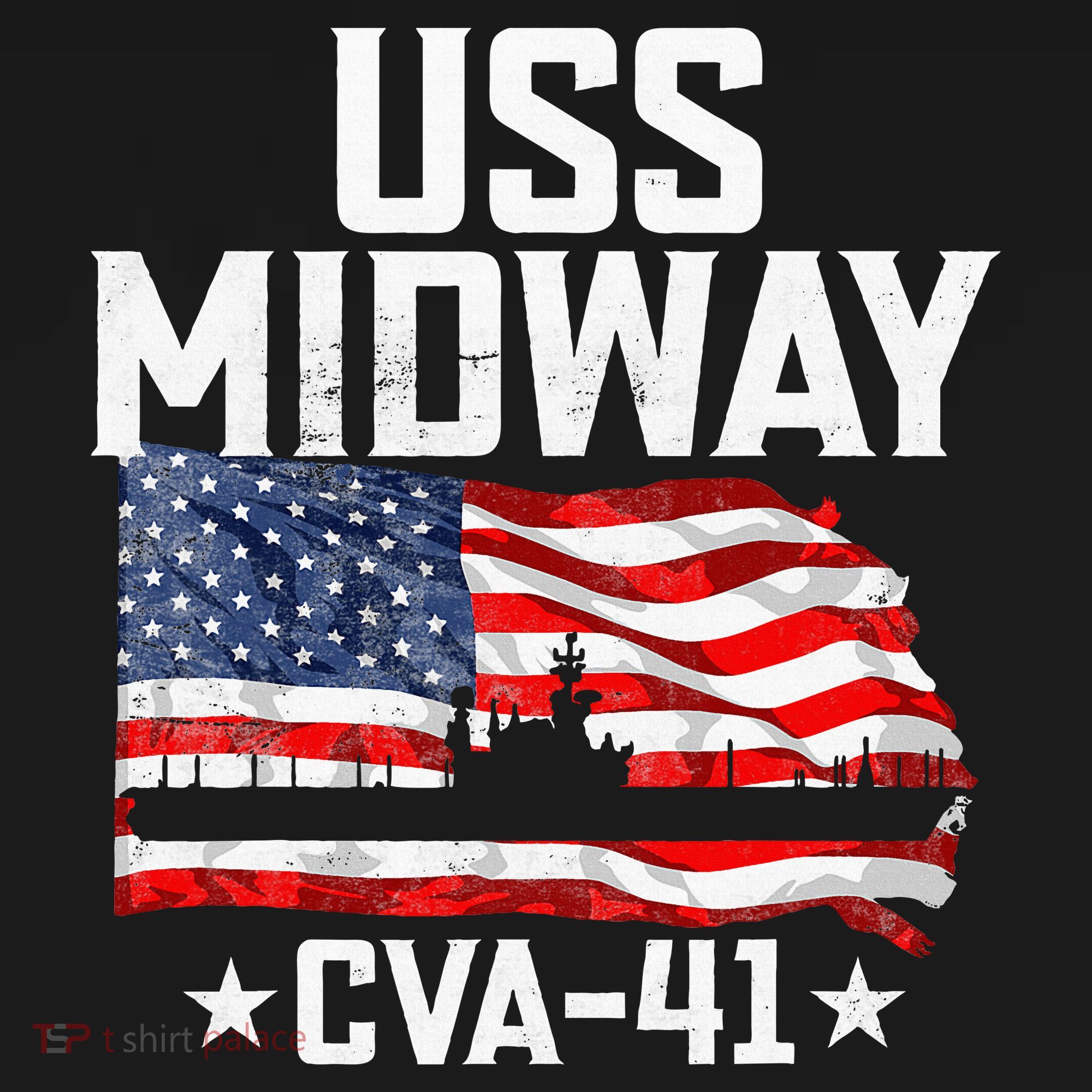 Veterans Day Uss Midway Cva41 Aircraft Carrier Women's Tank Top