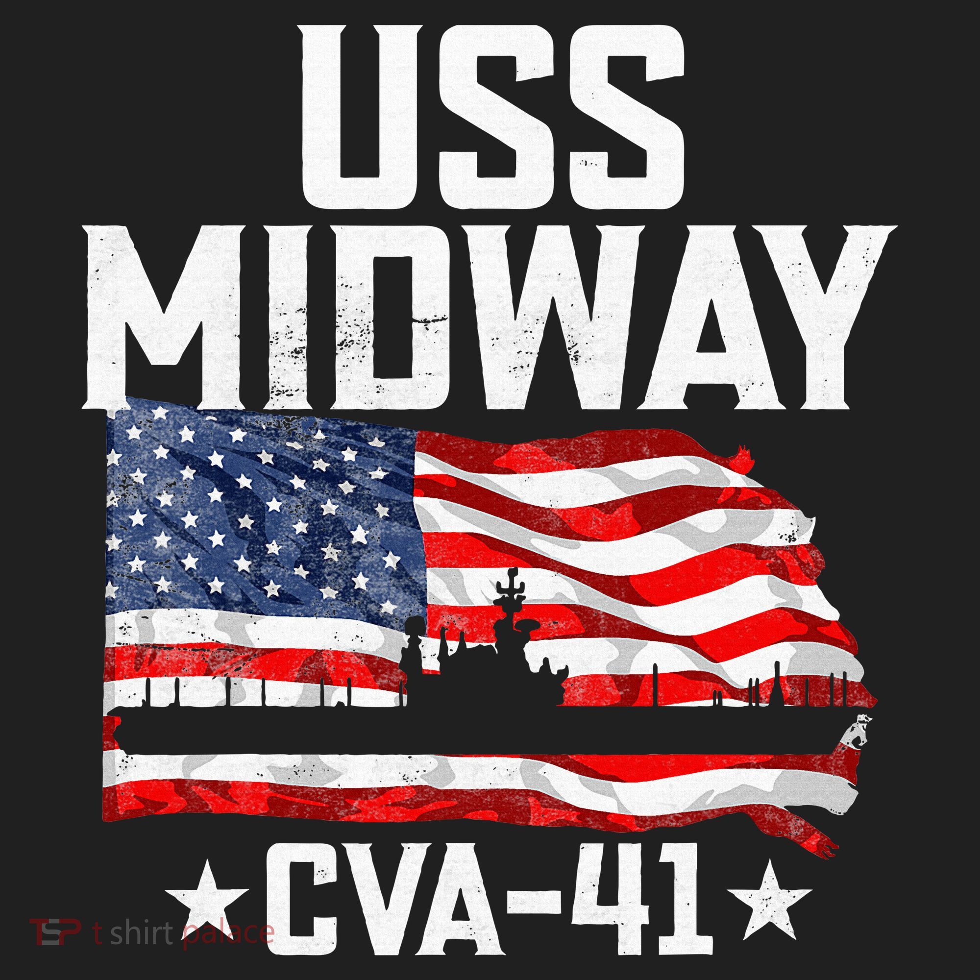 Veterans Day Uss Midway Cva41 Aircraft Carrier Hat