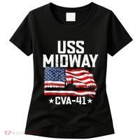 Veterans Day Uss Midway Cva41 Aircraft Carrier Women's T-Shirt thumb 0