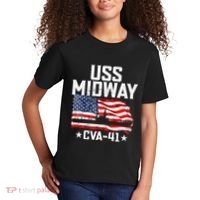 Veterans Day Uss Midway Cva41 Aircraft Carrier Kids T-Shirt thumb 2