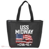 Veterans Day Uss Midway Cva41 Aircraft Carrier Tote Bag thumb 0
