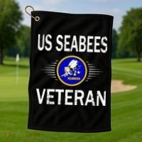 Veterans Day US Veteran Pride Golf Towel thumb 1