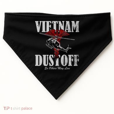 Vietnam Dustoff Uh1 Huey USA-Made Doggie Bandana