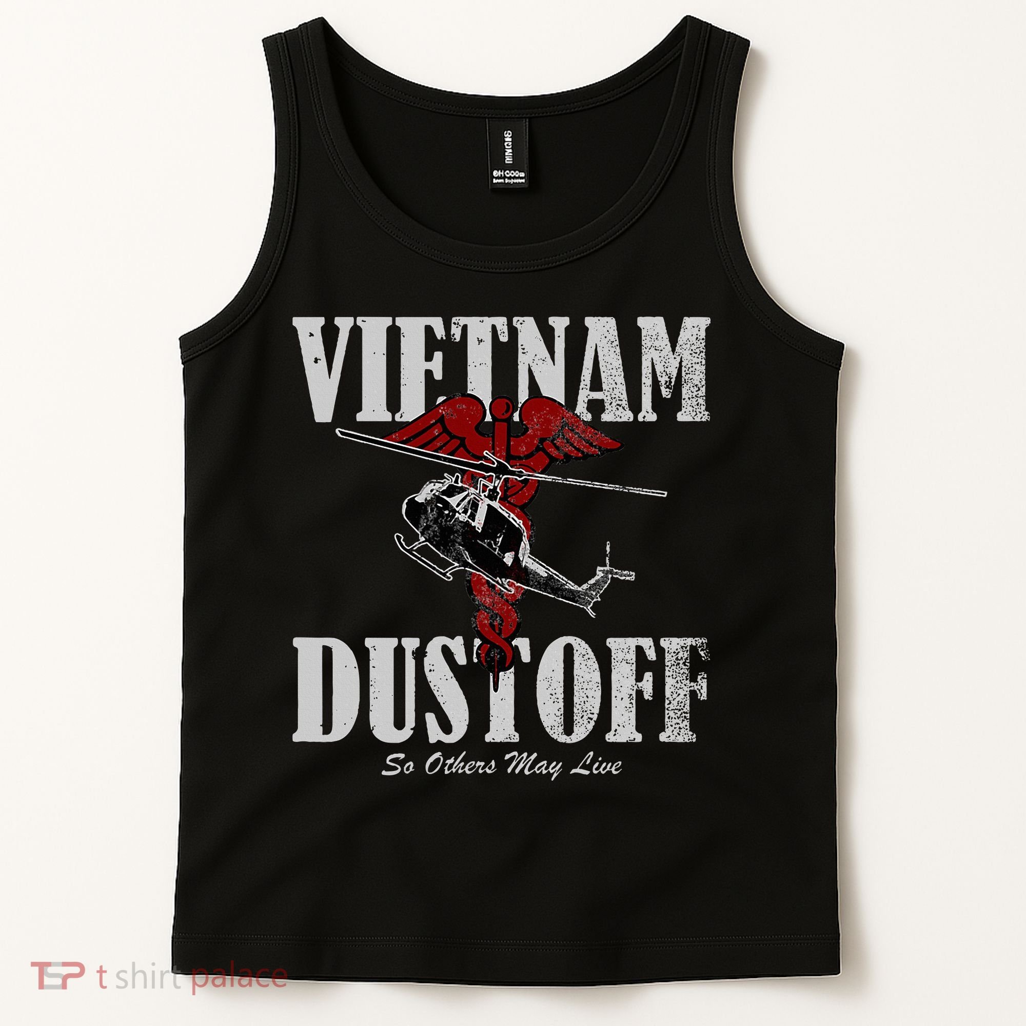 Vietnam Dustoff Uh1 Huey Tank Top