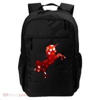 Valentines Day Unicorn Hearts Meaningful Gift Backpack thumb 0