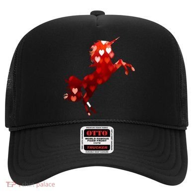 Valentines Day Unicorn Hearts Meaningful Gift Hat