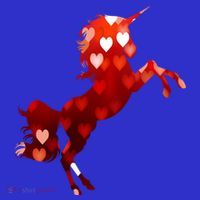 Valentines Day Unicorn Hearts Meaningful Gift Baby Bodysuit thumb 2