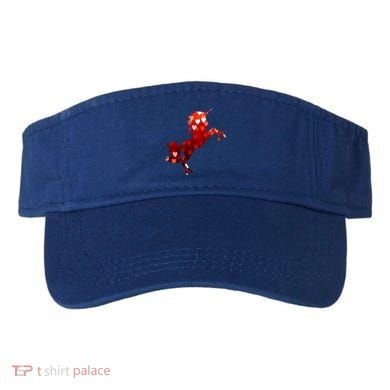 Valentines Day Unicorn Hearts Meaningful Gift Visor