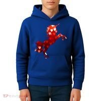 Valentines Day Unicorn Hearts Meaningful Gift Kids Hoodie thumb 4