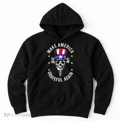 Vintage Design Uncle Sam Retro Make America Grateful Again Hoodie