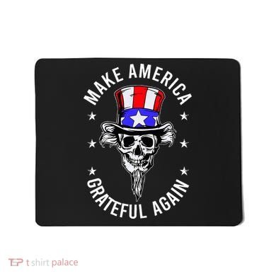 Vintage Design Uncle Sam Retro Make America Grateful Again Mousepad