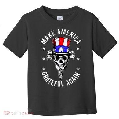 Vintage Design Uncle Sam Retro Make America Grateful Again Toddler T-Shirt