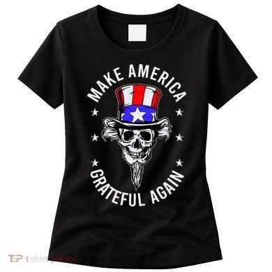 Vintage Design Uncle Sam Retro Make America Grateful Again Women's T-Shirt