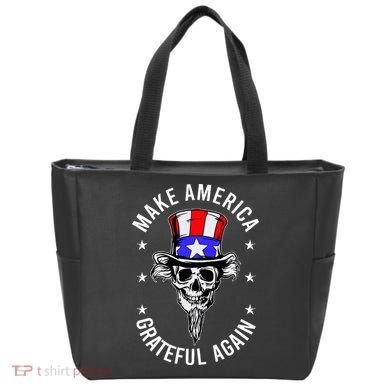 Vintage Design Uncle Sam Retro Make America Grateful Again Tote Bag
