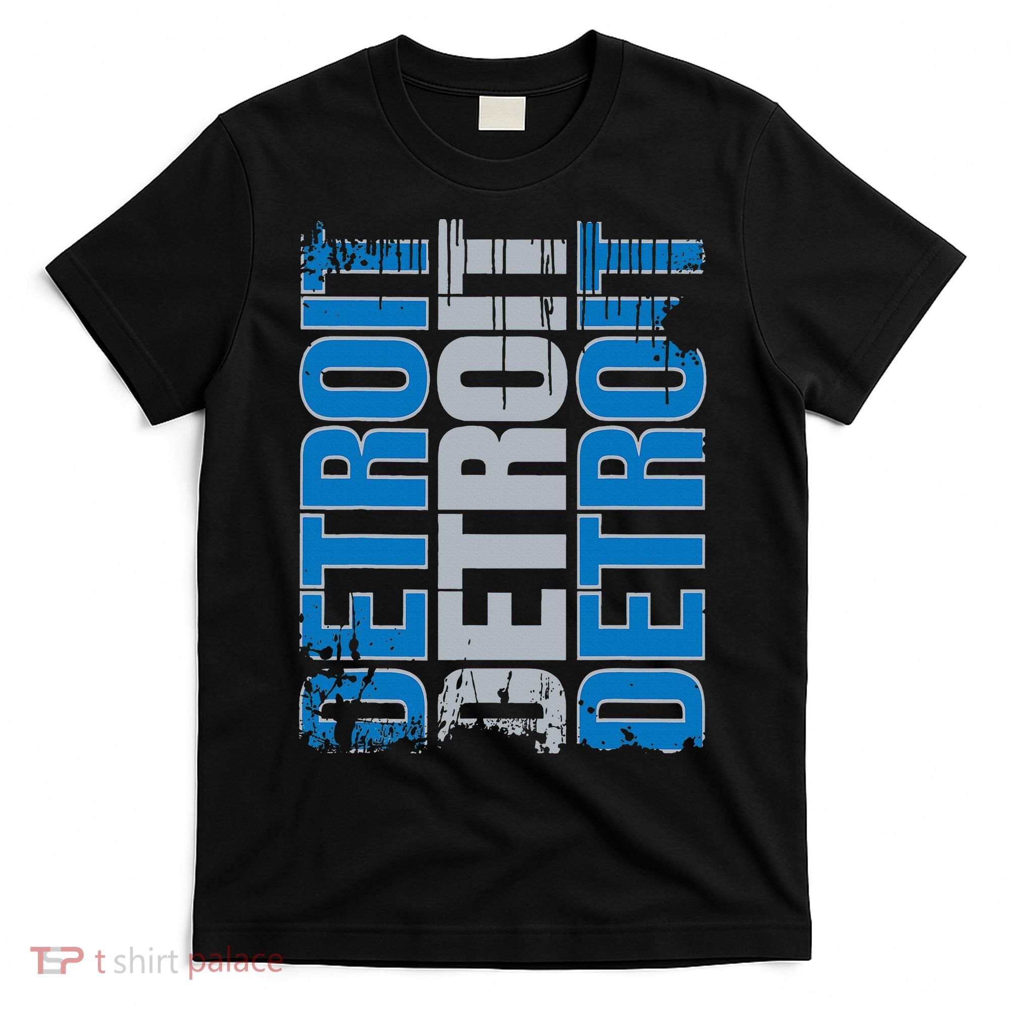 Vintage Detroit Usa City 313 Pride Grunge Detroit T-Shirt
