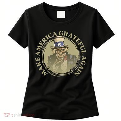 Vintage Design Uncle Sam Retro Make America Grateful Again Women's T-Shirt