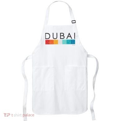 Vintage Dubai Uae Retro Design Apron