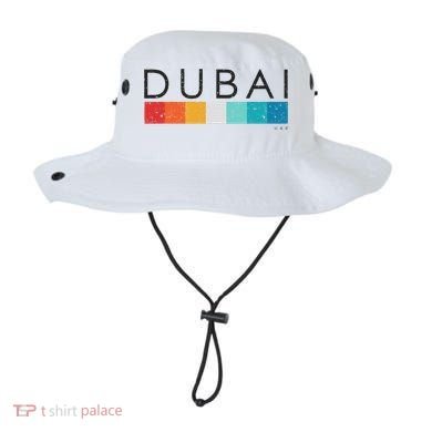 Vintage Dubai Uae Retro Design Bucket Hat