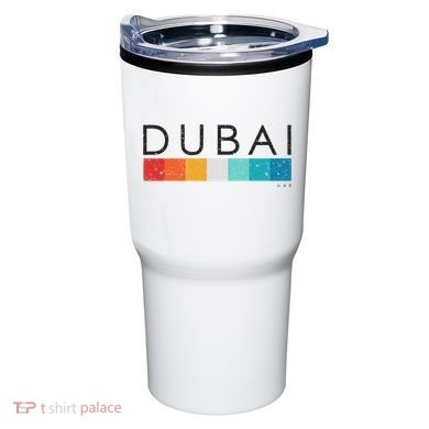 Vintage Dubai Uae Retro Design Tumbler