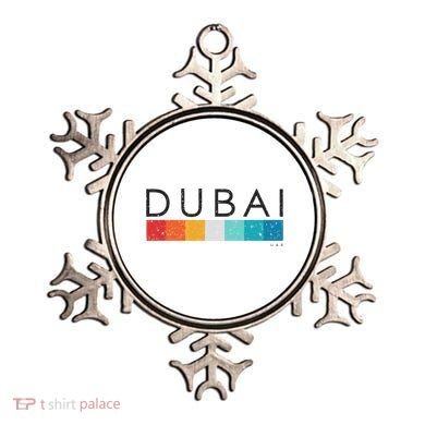 Vintage Dubai Uae Retro Design Ornament